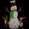 Northlight 3D LED Lighted Snowman and Penguin Outdoor Christmas Decoration - 48" - Warm White - image 3 of 4