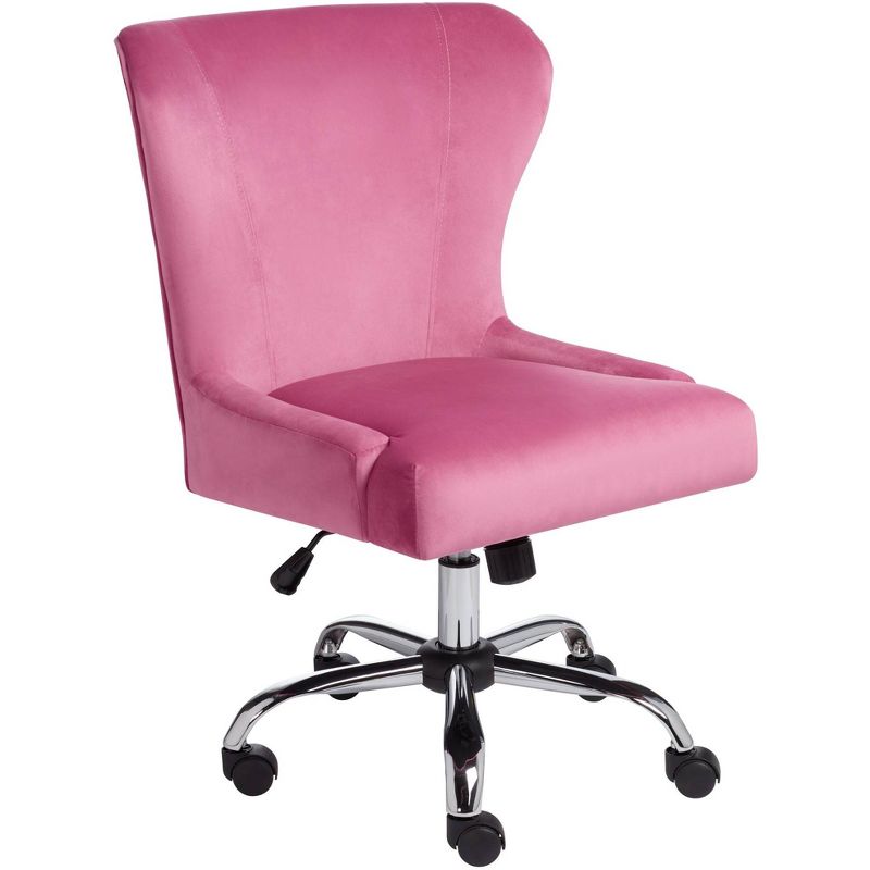 Studio 55D Erin Pink Fabric Adjustable Office Chair, 1 of 10