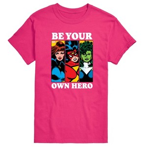 Men's - Marvel - Be Your Own Hero Short Sleeve Graphic T-Shirt - 1 of 4