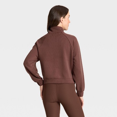 Women’s Airy Sleek Ribbed Full Zip Jacket – All In Motion