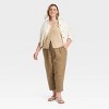 Women's High-Rise Straight Leg Pull-On Pants - Universal Thread™ - 3 of 3