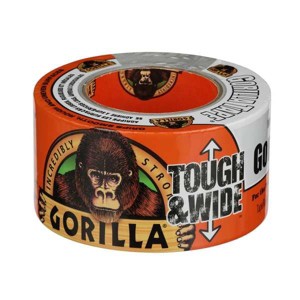 Gorilla Glue  Duct Tape,White,2 7/8 in x 25 yd,0.7 mil 6025302 - 1 of 2