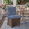 ARDEN Plush Modern Tufted Polyfill Dining Chair Cushion 2-Pack, 21 x 40, Arden x Alexandra Kay Collection, Water repellent, Fade Resistant - 2 of 4