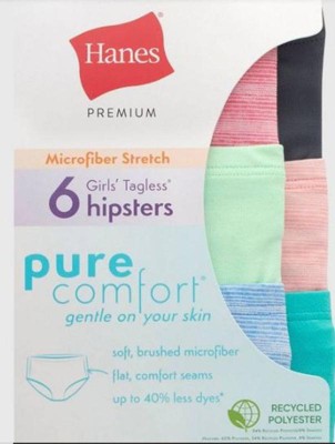 Hanes Girls' 12pk Hipster - Colors May Vary 10 : Target
