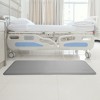 Made Medical 73" x 24" Bedside Non-Slip Fall Mat Anti-Skid Pad with Beveled Edge for Elderly, Gray - 2 of 4
