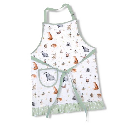 Pimpernel Wrendale Designs Cotton Apron with Front Pocket - Adjustable Adult Cooking Apron - Machine Washable - Durable Kitchen Accessories