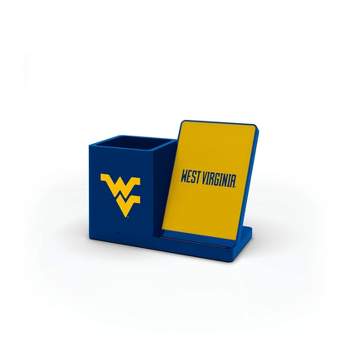 NCAA West Virginia Mountaineers Wireless Charging Pen Holder