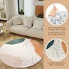 Hakuna Matte: Stylish Baby Play Mat: Grey-Beige-Orange - 72x48", 48 Tiles - 3 of 4