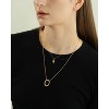 Bearfruit Jewelry Sterling Silver 18k Gold Plated Jacqueline Teardrop Necklace - 3 of 4