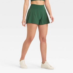 Women's 3" Knit Waistband High-Rise 2-in-1 Shorts - All In Motion™ - 1 of 4