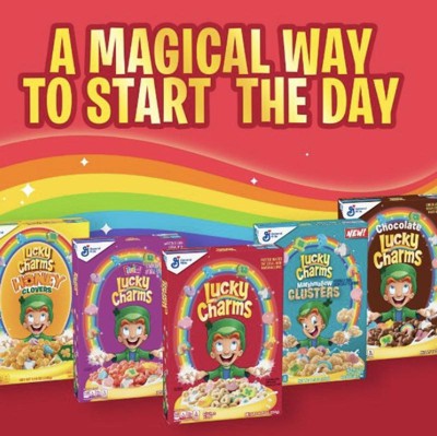 lucky charms cereal box