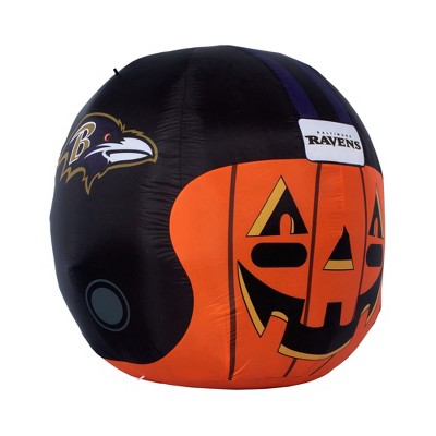 NFL Baltimore Ravens Inflatable Jack O' Helmet, 4 ft Tall, Orange