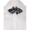 INSPIRE CHIC Women's Double Layers Pretied Bowknot Striped Cute Uniform Ties - 4 of 4