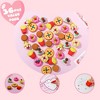 JOYIN 36 Packs Valentines Day Gift Cards with 3D Dessert Erasers for Kid Classroom Exchange, Party Favor Toy, Valentine’s Greeting Cards - 4 of 4