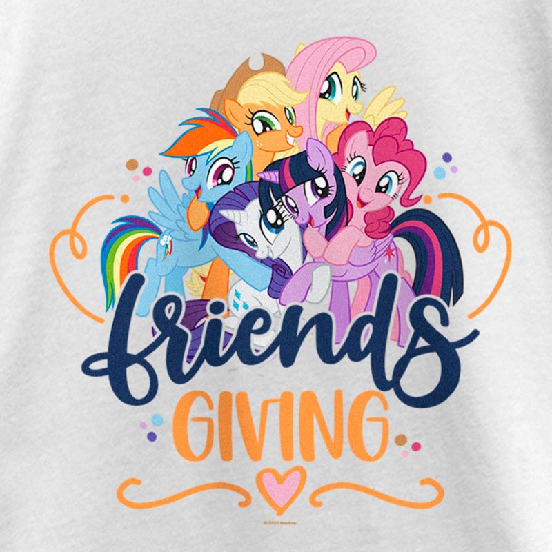 Girl's My Little Pony: Friendship is Magic Friendsgiving T-Shirt, 2 of 5