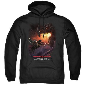 Magic X D And D - Adventures In The Forgotten Realms Drizzt And Dragon Adult Pull-Over Hoodie - 1 of 4