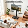 Tangkula Floor TV Stand Universal TV Stand for 32-70 Inch TVs up to 110 lbs Mount Stand - 4 of 4