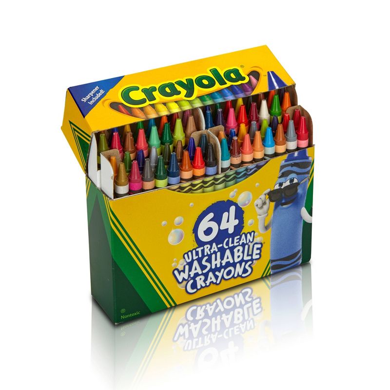 Crayola 64ct Ultra Clean Washable Crayons, 4 of 8