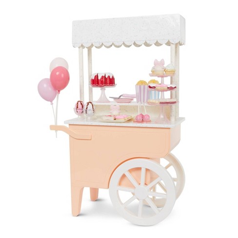 Our Generation Oh So Sweet Dessert Cart Accessory Set for 18