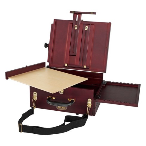 Soho Urban Artist Sketch Box and Table Easel - Portable, Multi