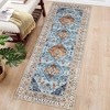 Washable Rug Vintage Distressed Boho Rugs Carpet Indoor Non-Slip Stain Resistant Accent Rug - 2 of 4