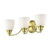 Livex Lighting Somerville 3 - Light Vanity in  Polished Brass - 4 of 4