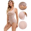 INSPIRE CHIC Women's 3 Rows Waist Cincher Butt Tummy Control Full Shapewear Body Shaper - 3 of 4
