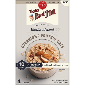Bob's Red Mill Vanilla Almond Overnight Protein Oats - 8.47oz - 1 of 4