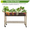 FDW Raised Garden Bed, Wood Planter Box Outdoor and Indoor Planter Box Garden Grow Box Patio Gardening Planter Box for Vegetable Flower,Nature - 3 of 4