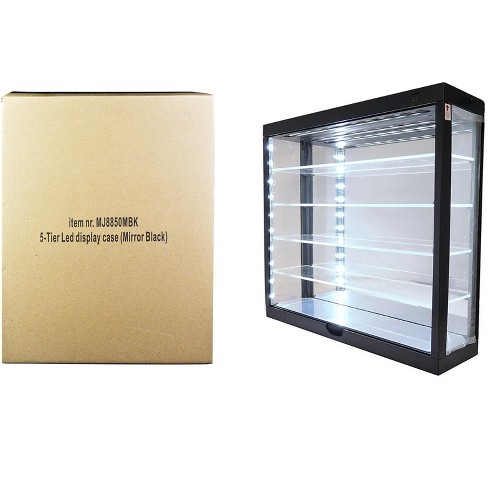 Showcase Wall Mount 5 Tier Display Case With Mirror Back "mijo Exclusives" For Models : Target