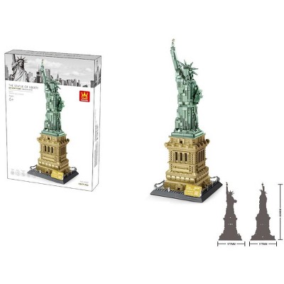 MPM Toy Building block THE STATUE OF LIBERTY-USA 1577PCS Building and Construction, Develop Kid's Motor Skills and Stimulate Imagination, For Kids 6+