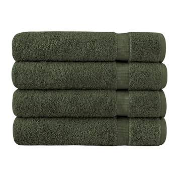 6pc LaRue Turkish Cotton Bath Towel Set Green - Makroteks