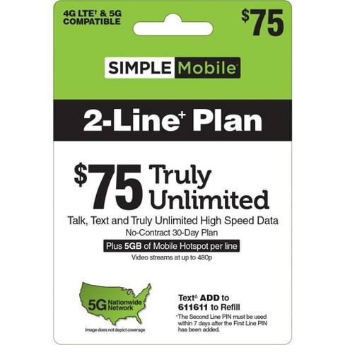 simple mobile no contract plans