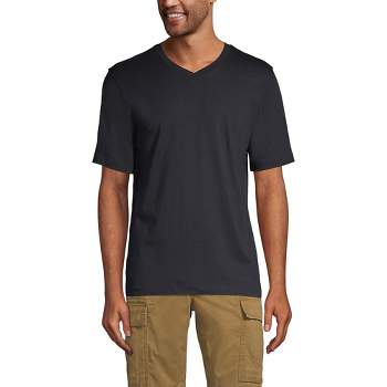 Lands' End Men's Super-T Short Sleeve V-Neck T-Shirt