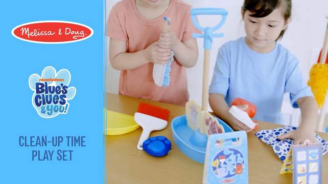 Melissa &#38; Doug Blues Clues &#38; You! Cleaning Time Play Set, 2 of 11, play video