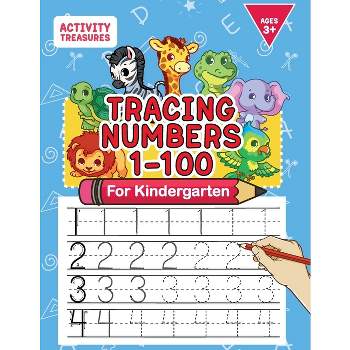 Tracing Numbers 0 To 100 For Kids Ages 3-5 - Large Print By Classy Press  (paperback) : Target