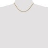 Black Bow Jewelry 2.5mm, 14k Yellow Gold, Handmade Solid Rope Chain Necklace - 2 of 4