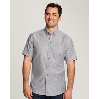 Cutter & Buck Stretch Oxford Mens Big and Tall Short Sleeve Dress Shirt