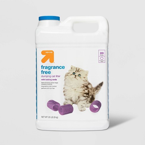Fragrance Free Scoopable Clumping Cat Litter - 20lbs - up & up™ - image 1 of 4