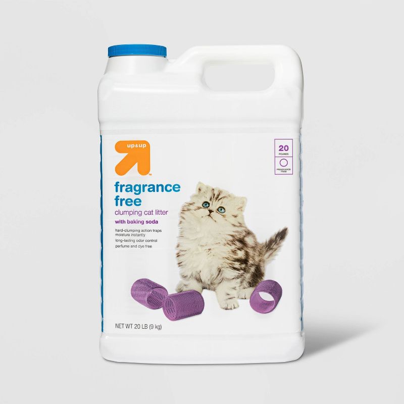 Fragrance Free Scoopable Clumping Cat Litter - 20lbs - up &#38; up&#8482;, 1 of 5