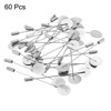 Unique Bargains Metal Decorative DIY Women's Clothing Dress Round Sewing Brooch Pins 60 Pcs - 3 of 4