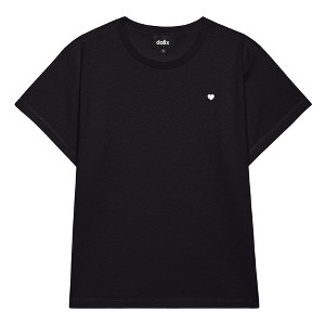 Dalix Womens Lil Heart Lightweight High Waisted Tee - 1 of 4