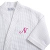 Personalization Mall Embroidered Waffle Weave Robe - White - 2 of 4