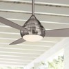 52" Minka Aire Modern Outdoor Ceiling Fan with LED Light Brushed Nickel Silver Wet Rated for Patio Exterior Porch Gazebo Garage - 2 of 4