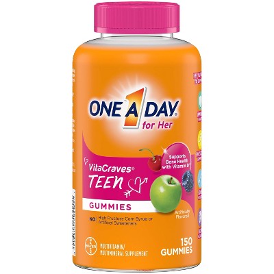 One A Day VitaCraves Teen Gummies For Her - 150ct