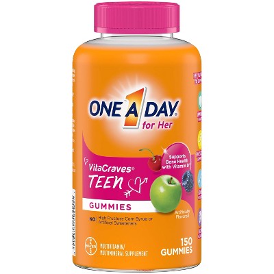 One A Day Vitamins VitaCraves Teen Gummies For Her - 150ct
