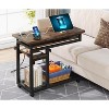 Tribesigns Mobile Portable Desk, Height Adjustable Laptop Table with Wheels - 2 of 4
