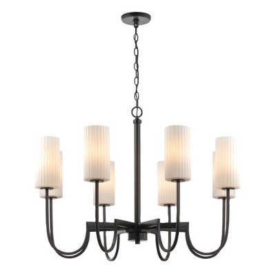 Maxim Lighting Town And Country 8 - Light Chandelier in  Black