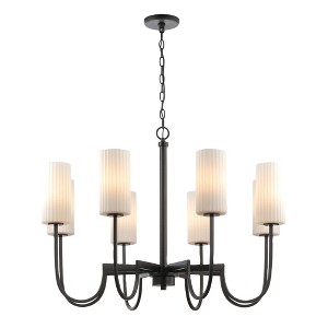 Maxim Lighting Town And Country 8 - Light Chandelier in  Black - 1 of 4