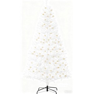 COZONY Artificial Slim Christmas Tree with Stand - 1 of 4